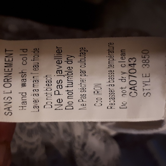 Dress, white/light grey, size small, brand is Collezione Gaia,  made in Italy. - Picture 9 of 10